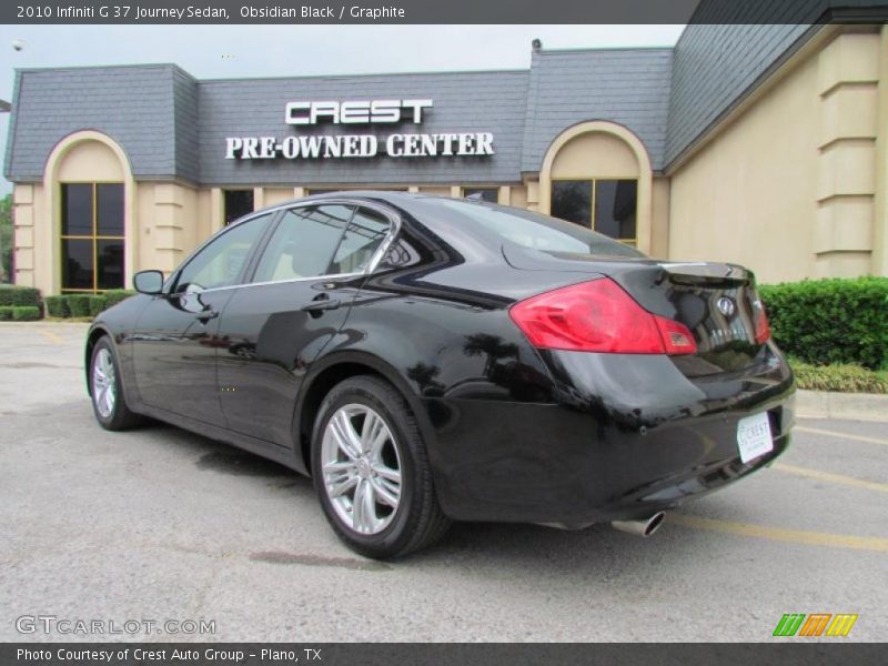 Obsidian Black / Graphite 2010 Infiniti G 37 Journey Sedan