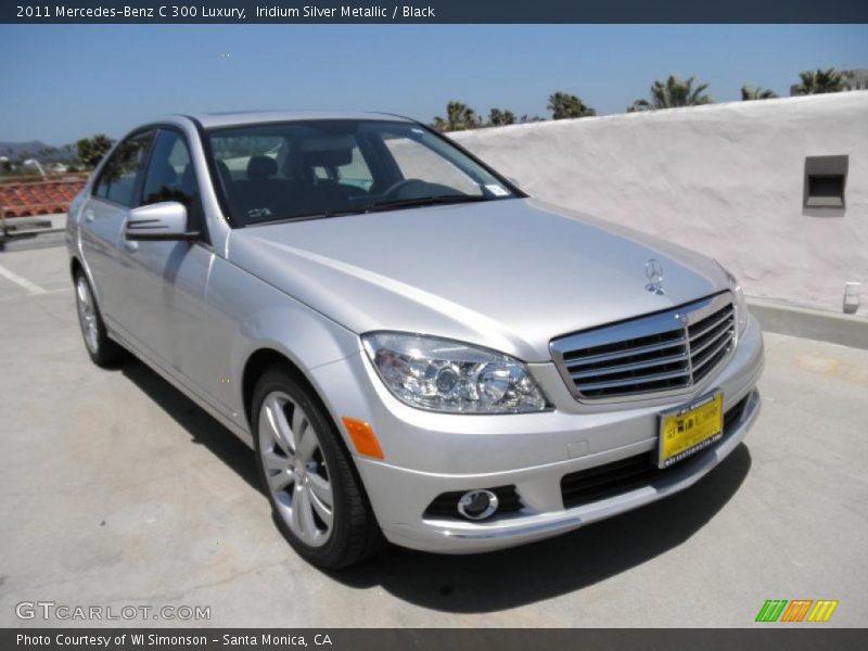 Iridium Silver Metallic / Black 2011 Mercedes-Benz C 300 Luxury