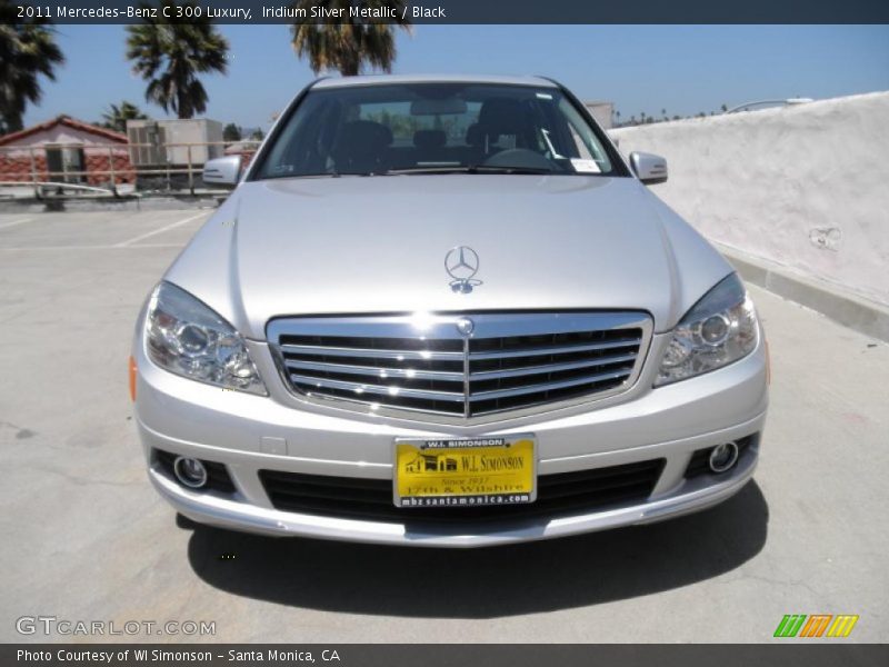 Iridium Silver Metallic / Black 2011 Mercedes-Benz C 300 Luxury