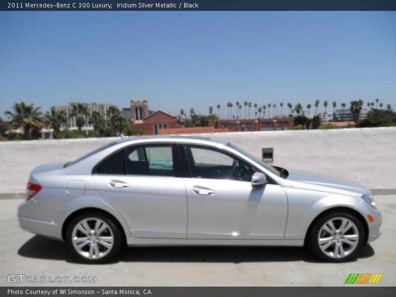 Iridium Silver Metallic / Black 2011 Mercedes-Benz C 300 Luxury