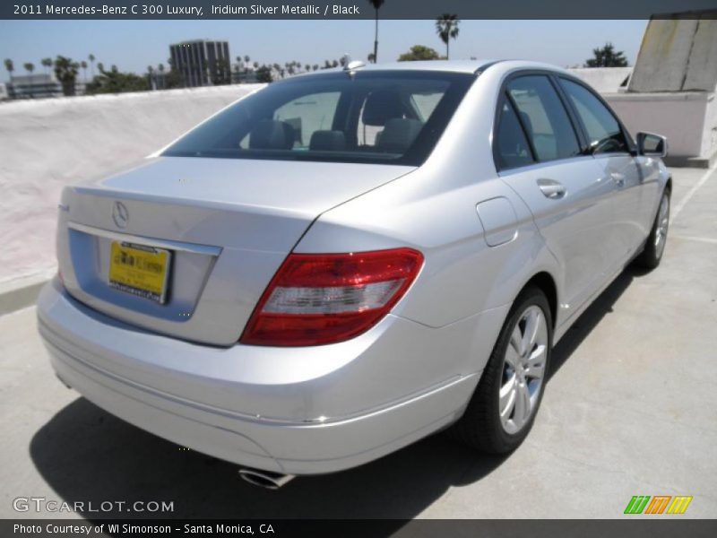 Iridium Silver Metallic / Black 2011 Mercedes-Benz C 300 Luxury