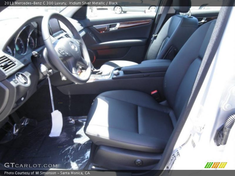 Iridium Silver Metallic / Black 2011 Mercedes-Benz C 300 Luxury