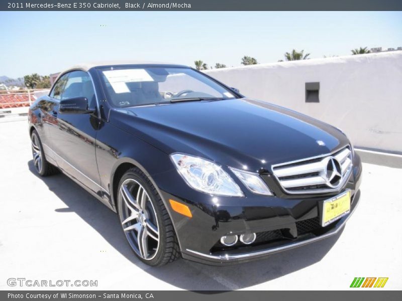 Black / Almond/Mocha 2011 Mercedes-Benz E 350 Cabriolet