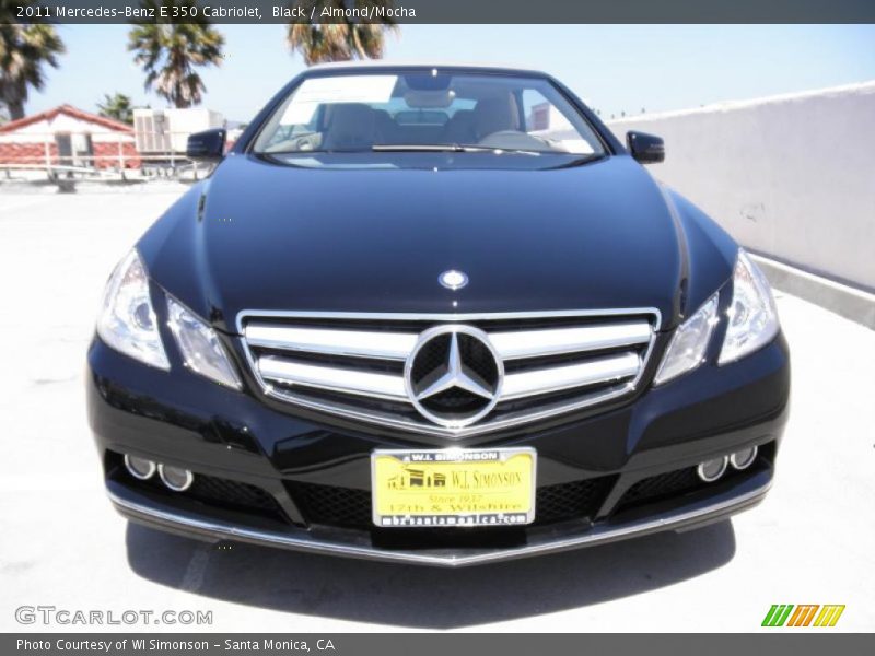 Black / Almond/Mocha 2011 Mercedes-Benz E 350 Cabriolet