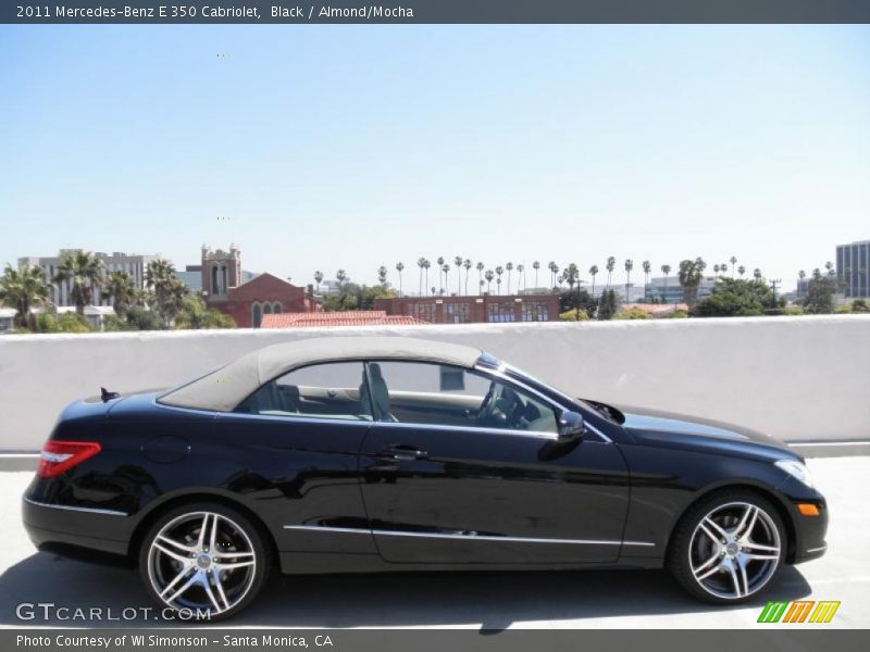 Black / Almond/Mocha 2011 Mercedes-Benz E 350 Cabriolet
