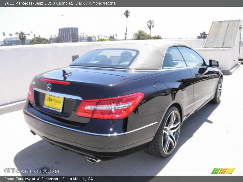 Black / Almond/Mocha 2011 Mercedes-Benz E 350 Cabriolet