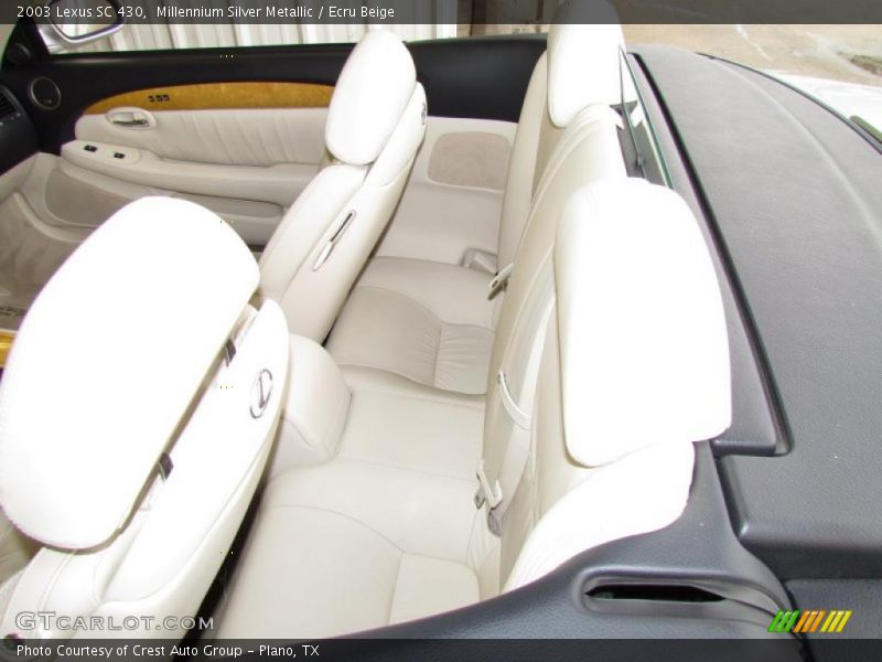 Millennium Silver Metallic / Ecru Beige 2003 Lexus SC 430