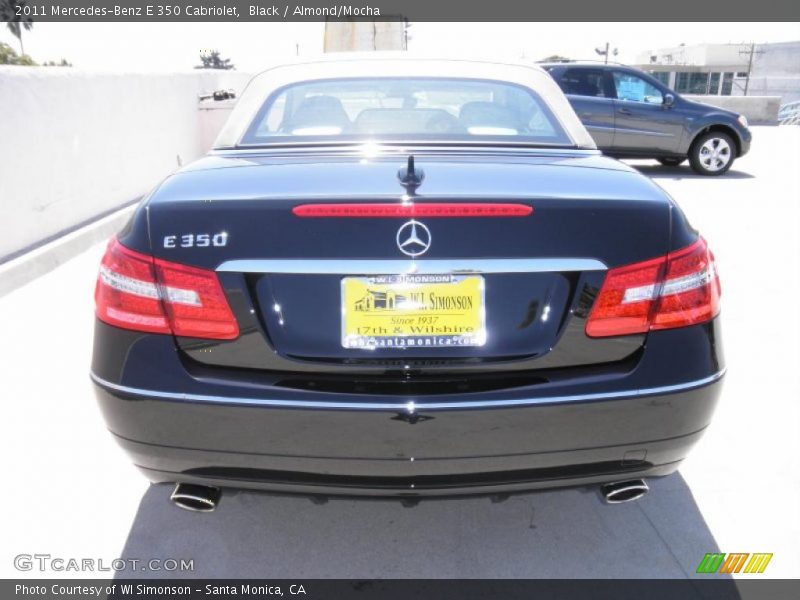 Black / Almond/Mocha 2011 Mercedes-Benz E 350 Cabriolet