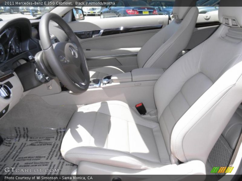 Black / Almond/Mocha 2011 Mercedes-Benz E 350 Cabriolet