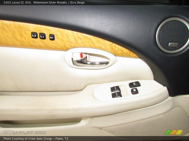 Millennium Silver Metallic / Ecru Beige 2003 Lexus SC 430