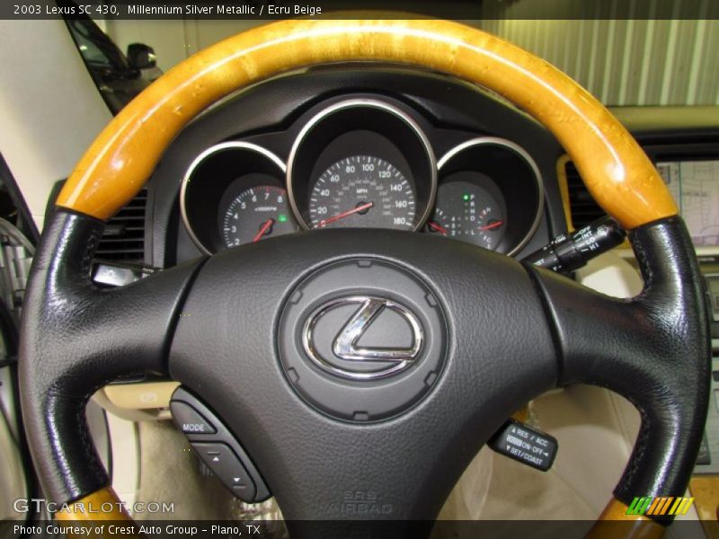 Millennium Silver Metallic / Ecru Beige 2003 Lexus SC 430