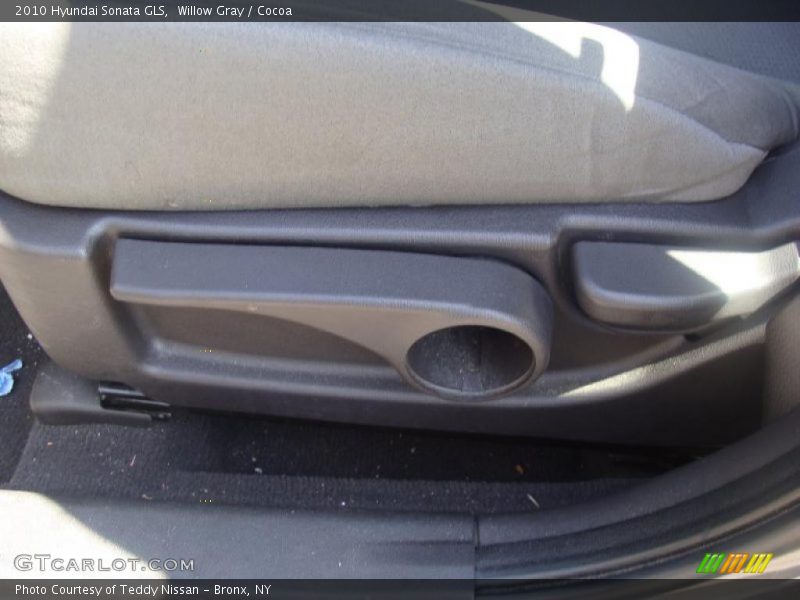 Willow Gray / Cocoa 2010 Hyundai Sonata GLS