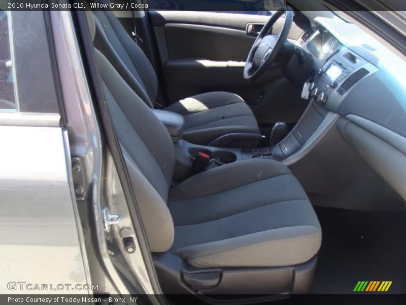 Willow Gray / Cocoa 2010 Hyundai Sonata GLS