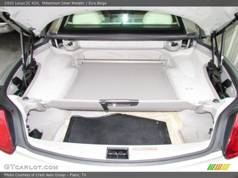 Millennium Silver Metallic / Ecru Beige 2003 Lexus SC 430