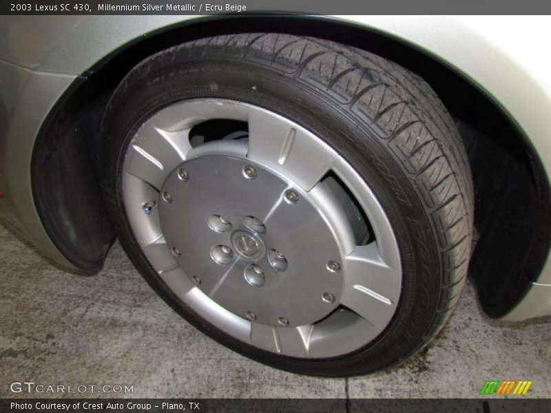 Millennium Silver Metallic / Ecru Beige 2003 Lexus SC 430