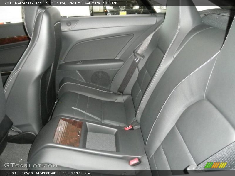 Iridium Silver Metallic / Black 2011 Mercedes-Benz E 550 Coupe