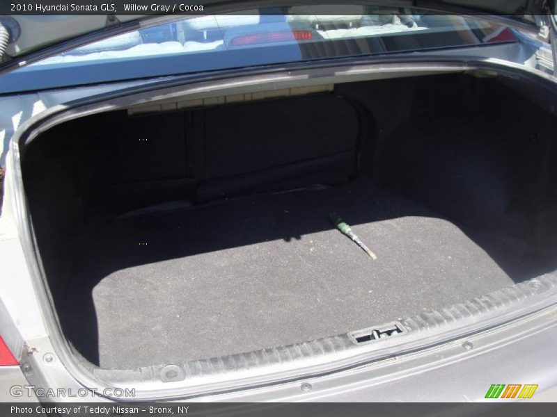 Willow Gray / Cocoa 2010 Hyundai Sonata GLS