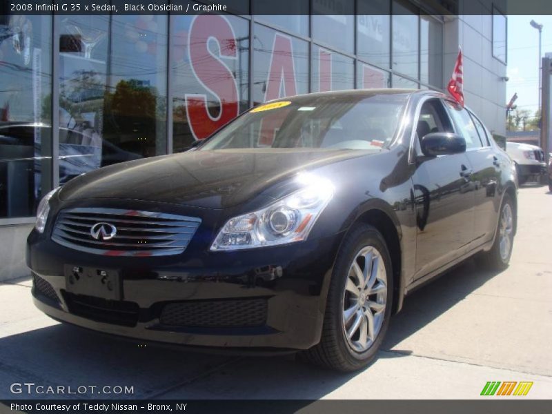 Black Obsidian / Graphite 2008 Infiniti G 35 x Sedan