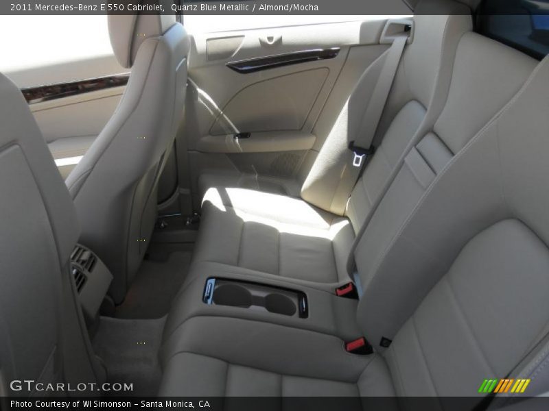 Quartz Blue Metallic / Almond/Mocha 2011 Mercedes-Benz E 550 Cabriolet