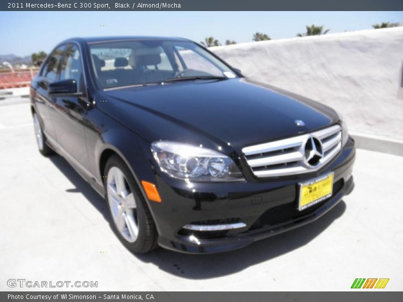 Black / Almond/Mocha 2011 Mercedes-Benz C 300 Sport