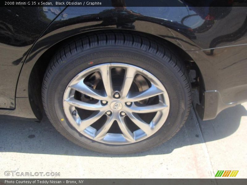 Black Obsidian / Graphite 2008 Infiniti G 35 x Sedan