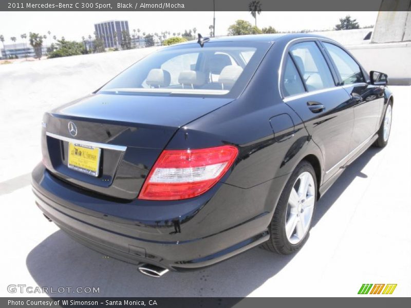 Black / Almond/Mocha 2011 Mercedes-Benz C 300 Sport