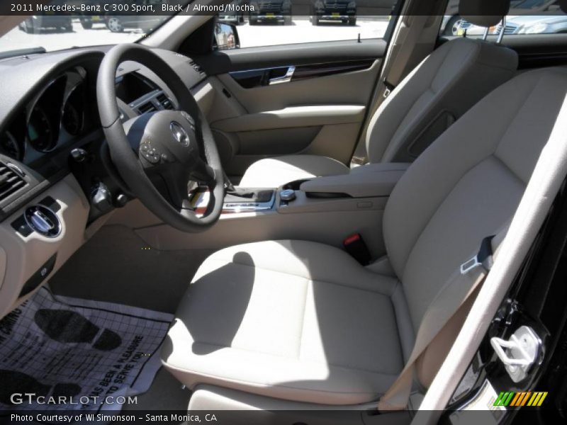 Black / Almond/Mocha 2011 Mercedes-Benz C 300 Sport