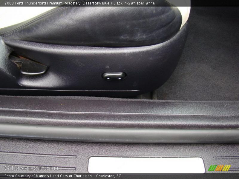 Desert Sky Blue / Black Ink/Whisper White 2003 Ford Thunderbird Premium Roadster