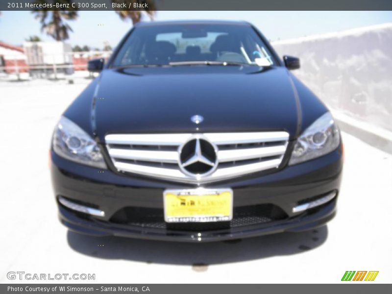 Black / Black 2011 Mercedes-Benz C 300 Sport
