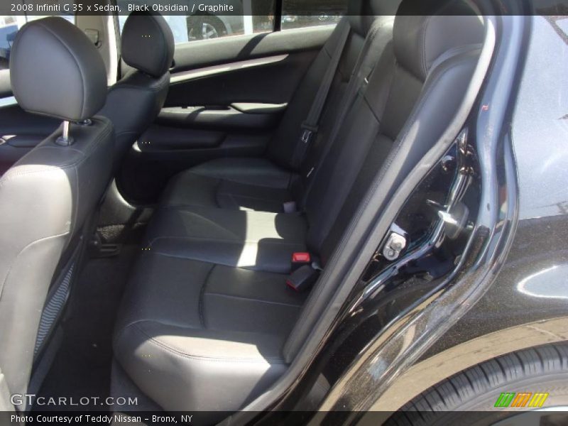 Black Obsidian / Graphite 2008 Infiniti G 35 x Sedan