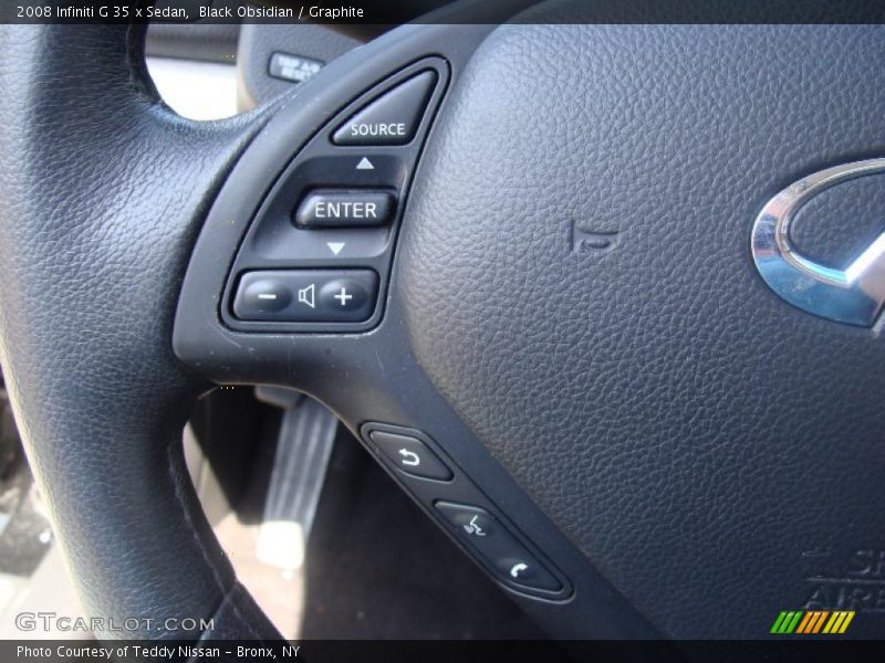 Black Obsidian / Graphite 2008 Infiniti G 35 x Sedan