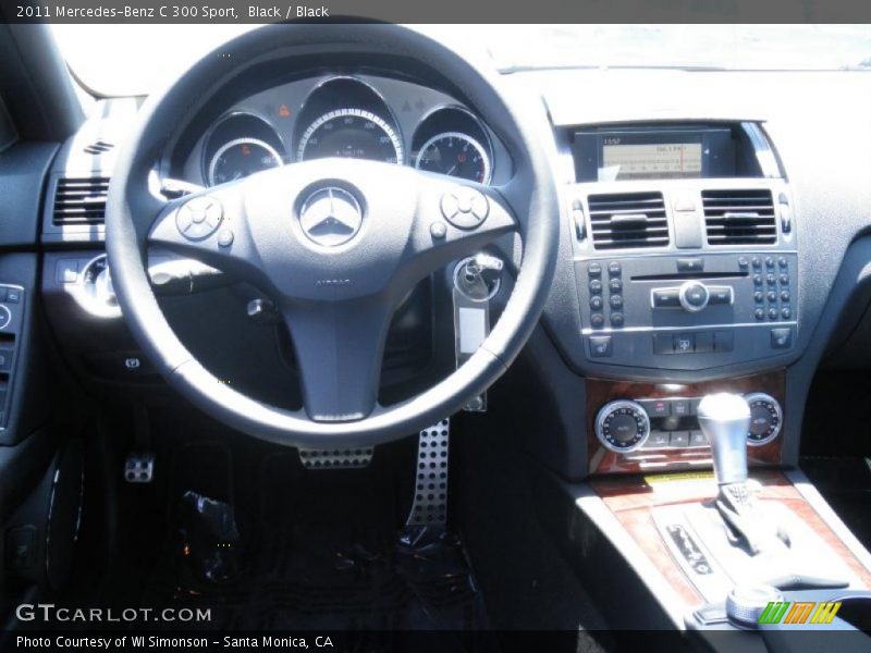 Black / Black 2011 Mercedes-Benz C 300 Sport