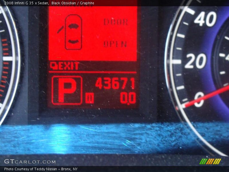 Black Obsidian / Graphite 2008 Infiniti G 35 x Sedan