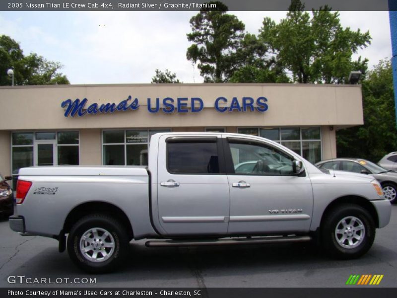 Radiant Silver / Graphite/Titanium 2005 Nissan Titan LE Crew Cab 4x4