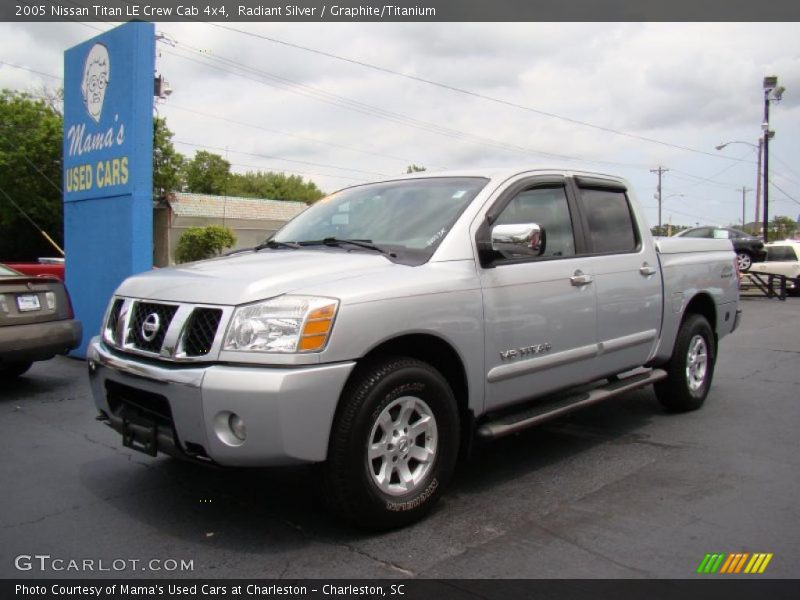 Radiant Silver / Graphite/Titanium 2005 Nissan Titan LE Crew Cab 4x4