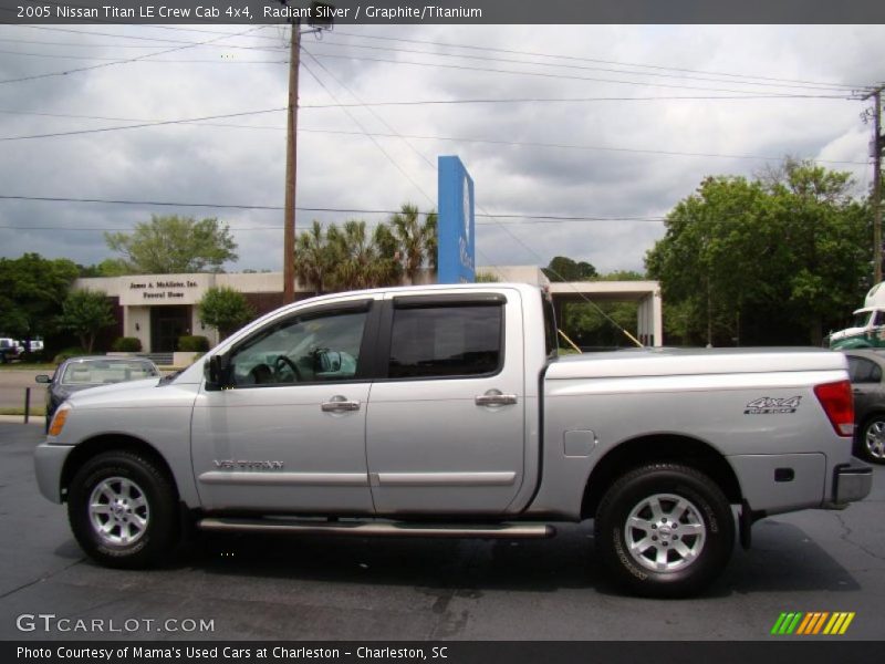  2005 Titan LE Crew Cab 4x4 Radiant Silver