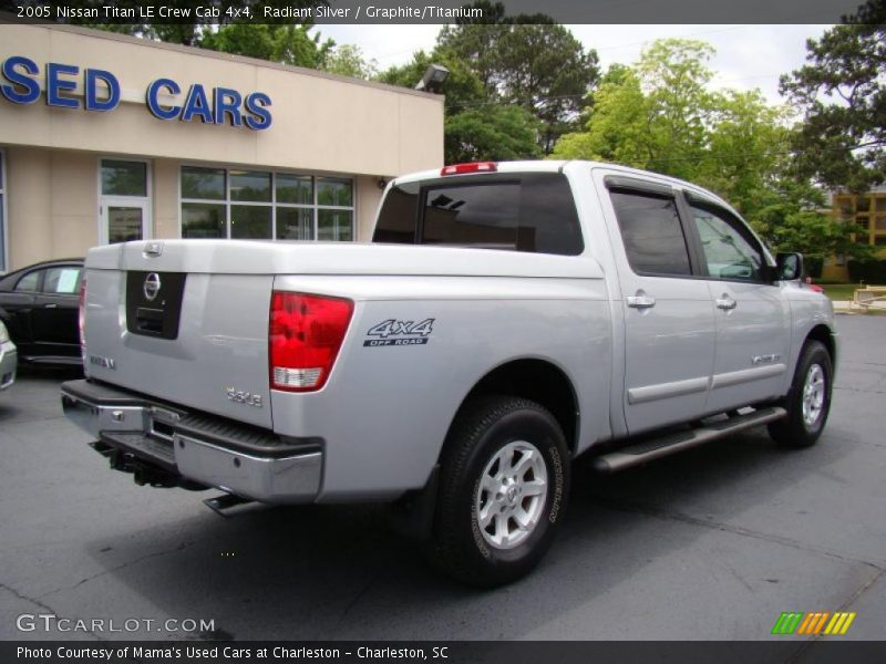 Radiant Silver / Graphite/Titanium 2005 Nissan Titan LE Crew Cab 4x4