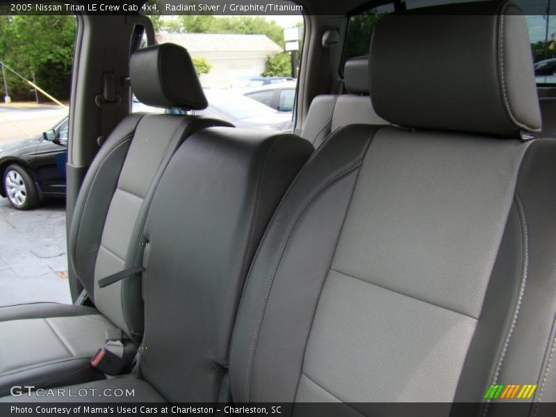 Radiant Silver / Graphite/Titanium 2005 Nissan Titan LE Crew Cab 4x4