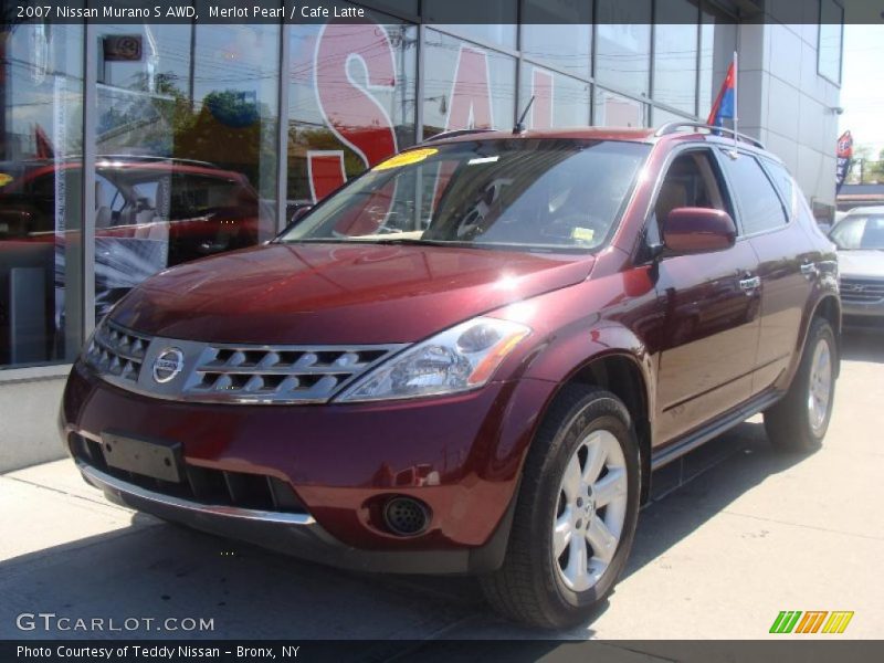 Merlot Pearl / Cafe Latte 2007 Nissan Murano S AWD