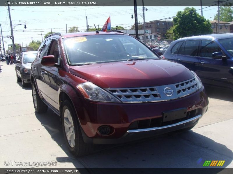 Merlot Pearl / Cafe Latte 2007 Nissan Murano S AWD