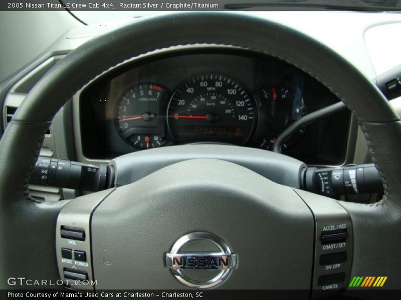  2005 Titan LE Crew Cab 4x4 Steering Wheel