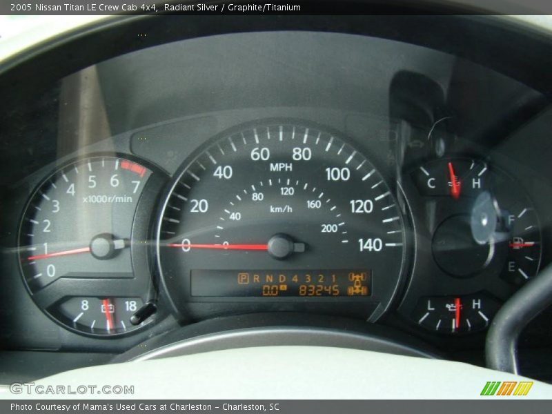  2005 Titan LE Crew Cab 4x4 LE Crew Cab 4x4 Gauges