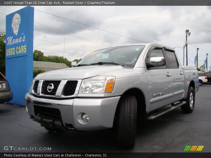 Radiant Silver / Graphite/Titanium 2005 Nissan Titan LE Crew Cab 4x4