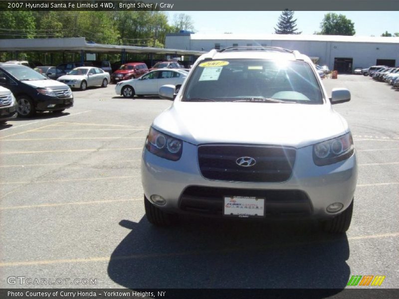 Bright Silver / Gray 2007 Hyundai Santa Fe Limited 4WD