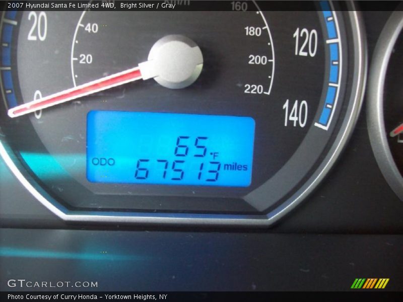 Bright Silver / Gray 2007 Hyundai Santa Fe Limited 4WD