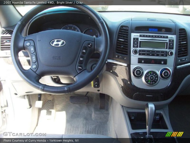 Bright Silver / Gray 2007 Hyundai Santa Fe Limited 4WD