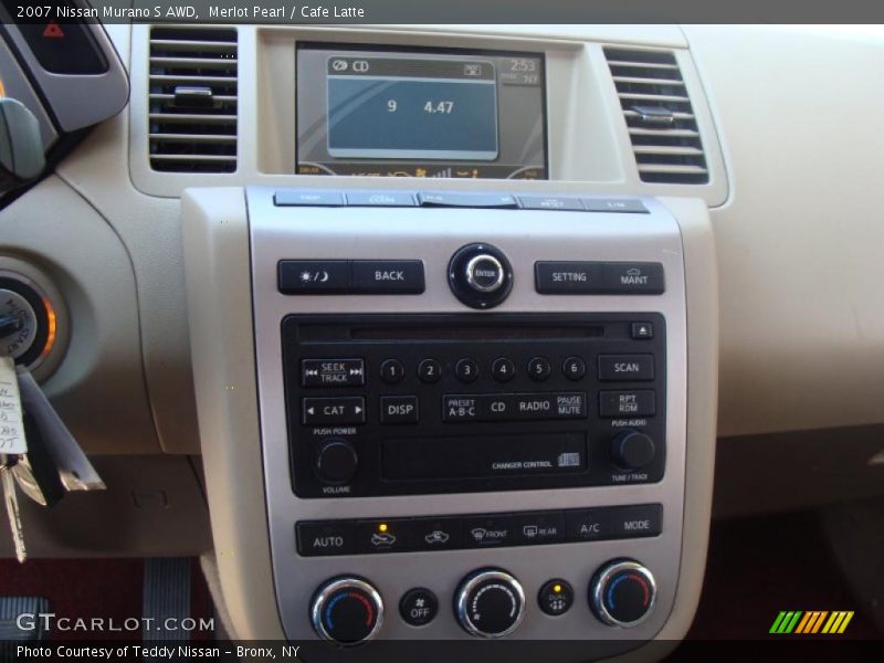 Merlot Pearl / Cafe Latte 2007 Nissan Murano S AWD