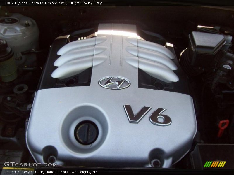 Bright Silver / Gray 2007 Hyundai Santa Fe Limited 4WD