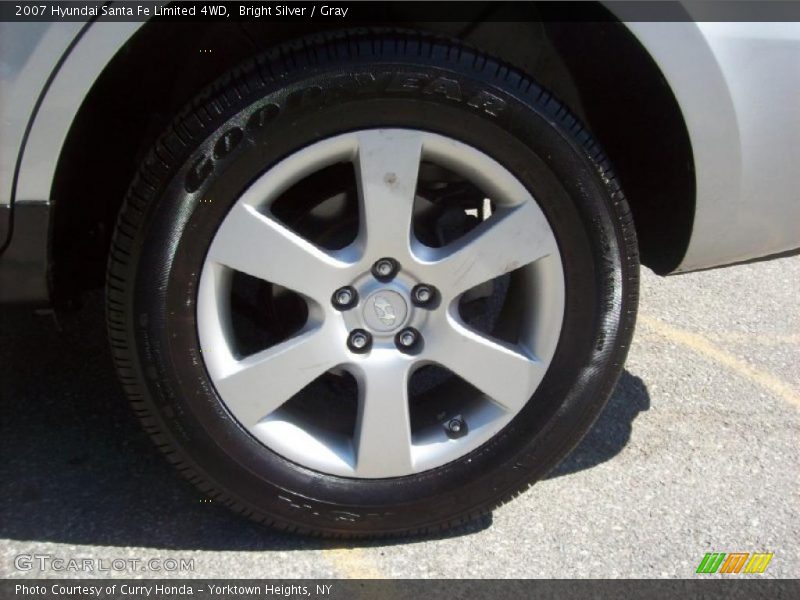 Bright Silver / Gray 2007 Hyundai Santa Fe Limited 4WD
