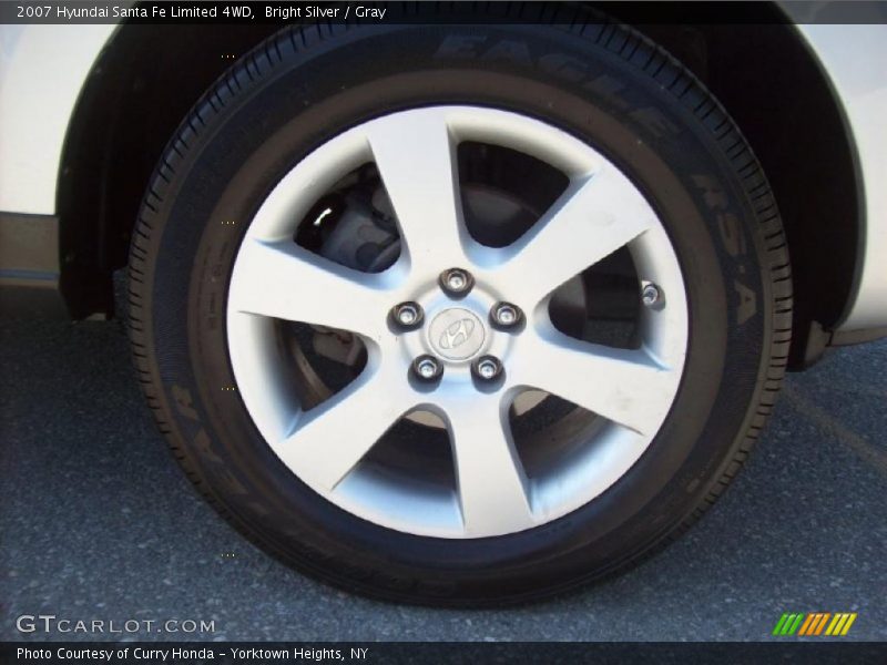 Bright Silver / Gray 2007 Hyundai Santa Fe Limited 4WD